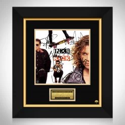 RARE-T INXS Kick LP Cover Limited Signature Edition Studio Licensed Custom Frame Limited Edition Frames