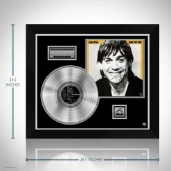 RARE-T Iggy Pop - Lust For Life Platinum LP Limited Signature Edition Studio Licensed Custom Frame Limited Edition Frames
