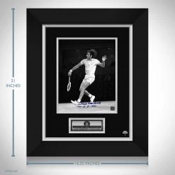 RARE-T Sports Memorabilia Ilie Nãstase Photo Limited Signature Edition Studio Licensed Custom Frame