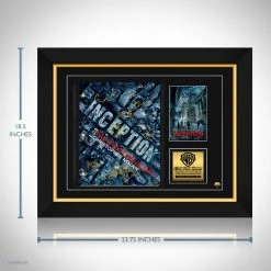 RARE-T Limited Edition Frames Inception Movie Script Limited Signature Edition Studio Licensed Custom Frame