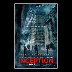 RARE-T Limited Edition Frames Inception Movie Script Limited Signature Edition Studio Licensed Custom Frame