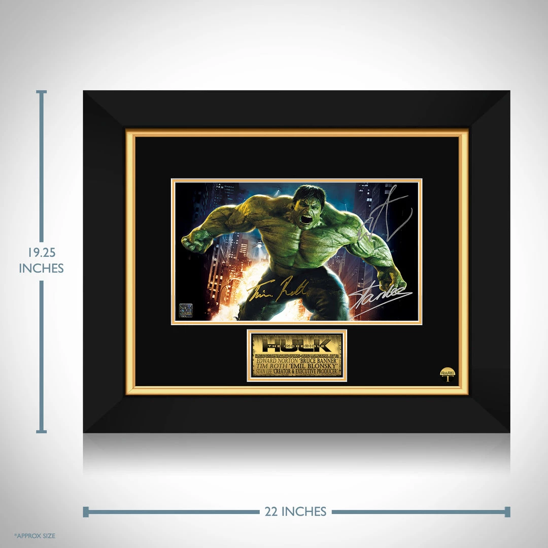 RARE-T Limited Edition Frames The Incredible Hulk Movie Photo Limited Signature Edition Studio Licensed Custom Frame 6 RARE-T Limited Edition Frames The Incredible Hulk Movie Photo Limited Signature Edition Studio Licensed Custom Frame