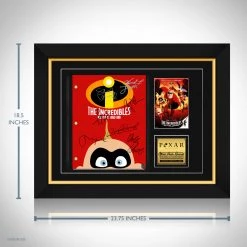RARE-T The Incredibles Script Limited Signature Edition Studio Licensed Custom Frame