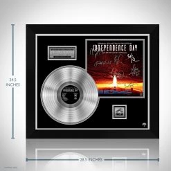 RARE-T Limited Edition Frames Independence Day - Original Soundtrack Recording Platinum LP Limited Signature Edition Studio Licensed Custom Frame