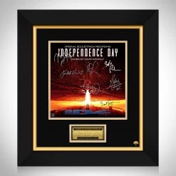 RARE-T Independence Day - Original Soundtrack Recording LP Cover Limited Signature Edition Studio Licensed Custom Frame Limited Edition Frames