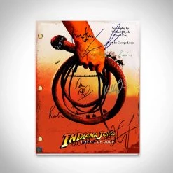 RARE-T Limited Edition Frames Indiana Jones And The Temple Of Doom Script Limited Signature Edition Studio Licensed Custom Frame