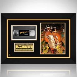 RARE-T Limited Edition Frames Indiana Jones And The Raiders Of The Lost Ark Photo & VHS Limited Signature Edition Studio Licensed Custom Frame