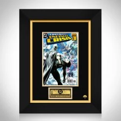 RARE-T DC Infinite Crisis #1 Limited Signature Edition Comic Book Cover Art Custom Frame