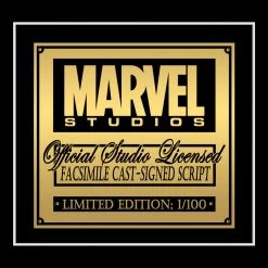 RARE-T Limited Edition Frames Avengers Infinity War Movie Script Limited Signature Edition Studio Licensed Custom Frame