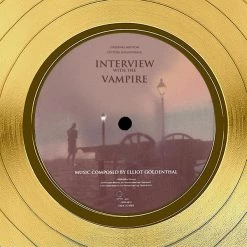 RARE-T Interview With The Vampire - Original Motion Picture Soundtrack Gold LP Limited Signature Edition Studio Licensed Custom Frame