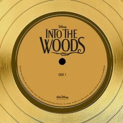 RARE-T Limited Edition Frames Into The Woods - Original Motion Picture Soundtrack Gold LP Limited Signature Edition Studio Licensed Custom Frame