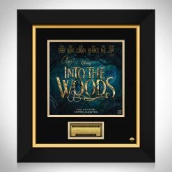 RARE-T Limited Edition Frames Into The Woods - Original Motion Picture Soundtrack LP Cover Limited Signature Edition Studio Licensed Custom Frame