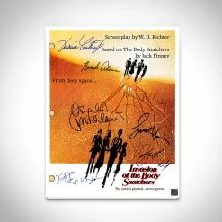 RARE-T Invasion Of The Body Snatchers 1978 Transcript Limited Signature Edition Studio Licensed Custom Frame Limited Edition Frames