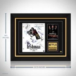 RARE-T The Irishman Script Limited Signature Edition Studio Licensed Custom Frame