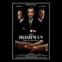 RARE-T The Irishman Script Limited Signature Edition Studio Licensed Custom Frame