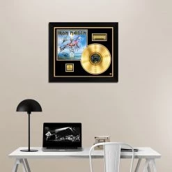 RARE-T Limited Edition Frames Iron Maiden Seventh Son Of A Seventh Son Gold LP Limited Signature Edition Studio Licensed Custom Frame 14 RARE-T Limited Edition Frames Iron Maiden Seventh Son Of A Seventh Son Gold LP Limited Signature Edition Studio Licensed Custom Frame