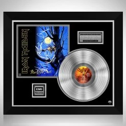 RARE-T Iron Maiden - Fear Of The Dark Platinum LP Limited Signature Edition Studio Licensed Custom Frame