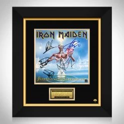 RARE-T Iron Maiden - Seventh Son Of A Seventh Son LP Cover Limited Signature Edition Studio Licensed Custom Frame Limited Edition Frames