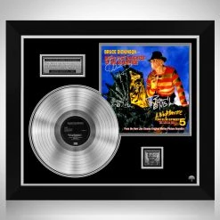 RARE-T Iron Maiden Bring Your Daughter To The Slaughter Limited Signature Edition Platinum LP Frame