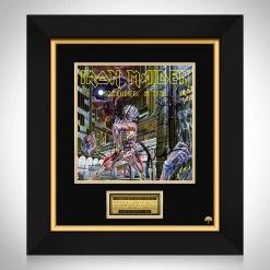 RARE-T Iron Maiden - Somewhere In Time LP Cover Limited Signature Edition Studio Licensed Custom Frame Limited Edition Frames