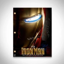 RARE-T Limited Edition Frames Iron Man Movie Script Limited Signature Edition Studio Licensed Custom Frame