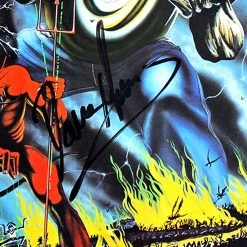 RARE-T Iron Maiden Number Of The Beast Platinum LP Limited Signature Edition Studio Licensed Custom Frame Limited Edition Frames