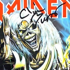 RARE-T Iron Maiden Number Of The Beast Platinum LP Limited Signature Edition Studio Licensed Custom Frame Limited Edition Frames