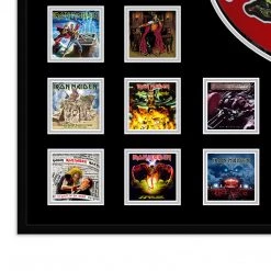 PPC Signed Memorabilia Iron Maiden- JSA Dual Certified Hand-Signed Electric Guitar By Bruce Dickinson & Steve Harris Shadow Box Frame