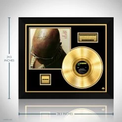 RARE-T Limited Edition Frames Isaac Hayes - Hot Buttered Soul Gold LP Limited Signature Edition Studio Licensed Custom Frame 12 RARE-T Limited Edition Frames Isaac Hayes - Hot Buttered Soul Gold LP Limited Signature Edition Studio Licensed Custom Frame