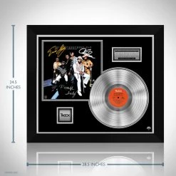 RARE-T Isley Brothers - 3+3 Platinum LP Limited Signature Edition Studio Licensed Custom Frame