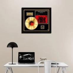 RARE-T Limited Edition Frames The J. Geils Band Bloodshot Gold LP Limited Signature Edition Studio Licensed Custom Frame
