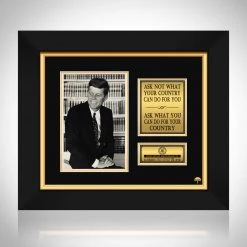 PPC JFK - Beckett Certified US President Photograph Hand-Signed By John F. Kennedy Custom Frame Signed Memorabilia