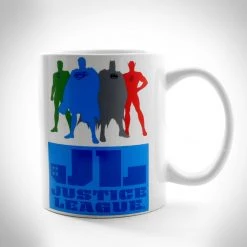 Les Envahisseurs Ready To Ship! 48 Hour Shipping! Justice League- DC Comics / DC Originals Coffee Mug With Decorative Display Box