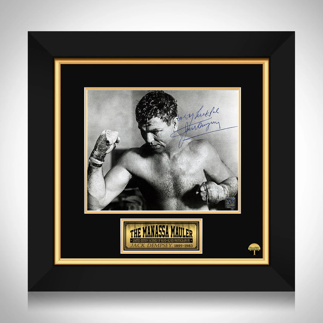RARE-T Jack Dempsey Photo Limited Signature Edition Studio Licensed Custom Frame Sports Memorabilia 1 RARE-T Jack Dempsey Photo Limited Signature Edition Studio Licensed Custom Frame Sports Memorabilia
