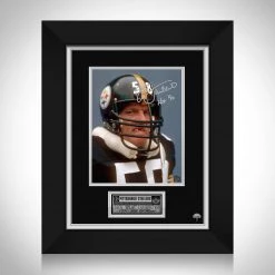 RARE-T Jack Lambert Pittsburgh Steelers Photo Limited Signature Edition Licensed Custom Frame