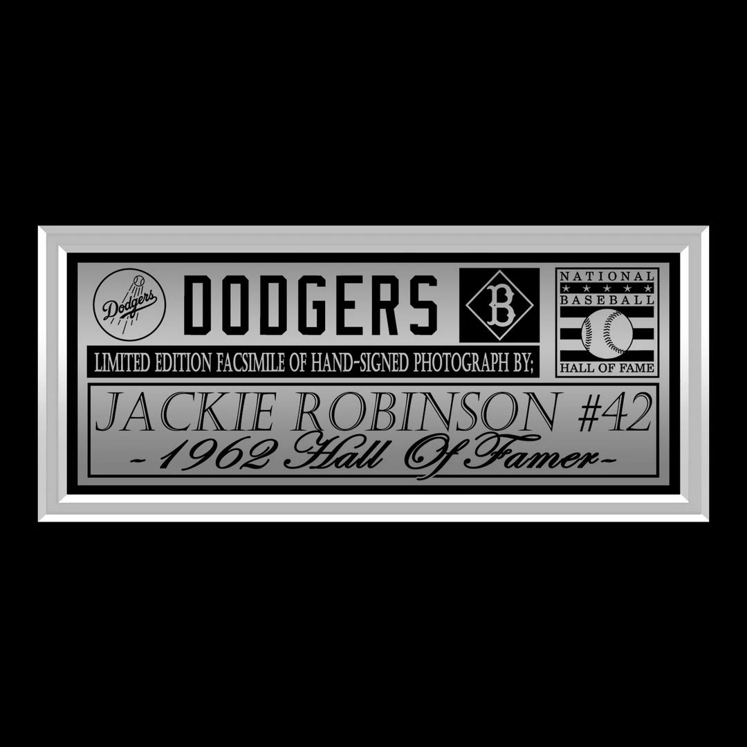 RARE-T Jackie Robinson Brooklyn Dodgers Photo Limited Signature Edition Licensed Custom Frame Sports Memorabilia 5 RARE-T Jackie Robinson Brooklyn Dodgers Photo Limited Signature Edition Licensed Custom Frame Sports Memorabilia