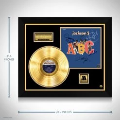 RARE-T Jackson 5 - ABC Gold LP Limited Signature Edition Studio Licensed Custom Frame