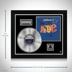 RARE-T Jackson 5 - ABC Platinum LP Limited Signature Edition Studio Licensed Custom Frame