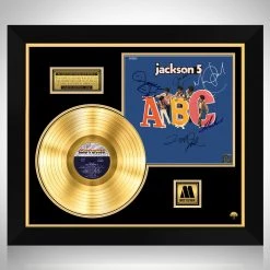RARE-T Jackson 5 - ABC Gold LP Limited Signature Edition Studio Licensed Custom Frame