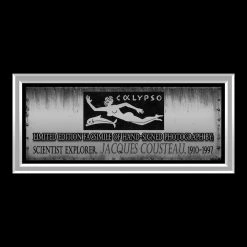 RARE-T Jacques Cousteau Photo Limited Signature Edition Studio Licensed Custom Frame 13 RARE-T Jacques Cousteau Photo Limited Signature Edition Studio Licensed Custom Frame