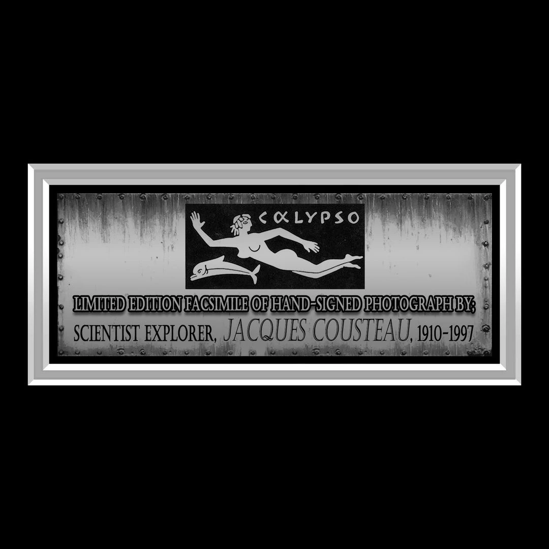 RARE-T Jacques Cousteau Photo Limited Signature Edition Studio Licensed Custom Frame 5 RARE-T Jacques Cousteau Photo Limited Signature Edition Studio Licensed Custom Frame