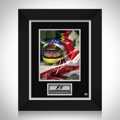 RARE-T F1 - Jacques Villeneuve Photo Limited Signature Edition Studio Licensed Custom Frame