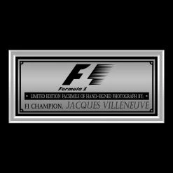 RARE-T F1 - Jacques Villeneuve Photo Limited Signature Edition Studio Licensed Custom Frame 11 RARE-T F1 - Jacques Villeneuve Photo Limited Signature Edition Studio Licensed Custom Frame