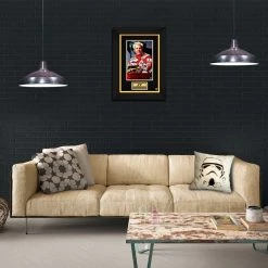 RARE-T 1997 Williams - Jacques Villeneuve Photo Limited Signature Edition Studio Licensed Custom Frame Limited Edition Frames