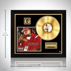 RARE-T Jadakiss - Kiss Of Death Gold LP Limited Signature Edition Studio Licensed Custom Frame