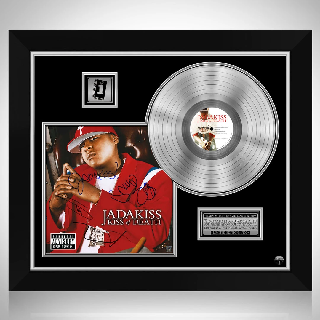 RARE-T Limited Edition Frames Jadakiss - Kiss Of Death Platinum LP Limited Signature Edition Studio Licensed Custom Frame 1 RARE-T Limited Edition Frames Jadakiss - Kiss Of Death Platinum LP Limited Signature Edition Studio Licensed Custom Frame