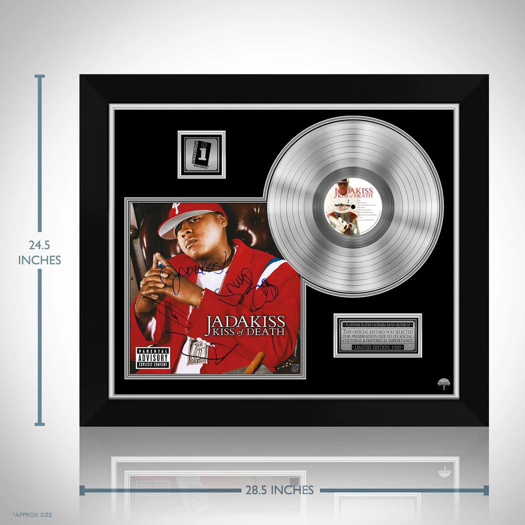 RARE-T Limited Edition Frames Jadakiss - Kiss Of Death Platinum LP Limited Signature Edition Studio Licensed Custom Frame 3 RARE-T Limited Edition Frames Jadakiss - Kiss Of Death Platinum LP Limited Signature Edition Studio Licensed Custom Frame