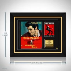 RARE-T Jailhouse Rock Transcript Limited Signature Edition Studio Licensed Custom Frame Limited Edition Frames