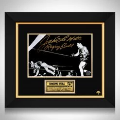 RARE-T Sports Memorabilia Jake Lamotta Photo Limited Signature Edition Studio Licensed Custom Frame