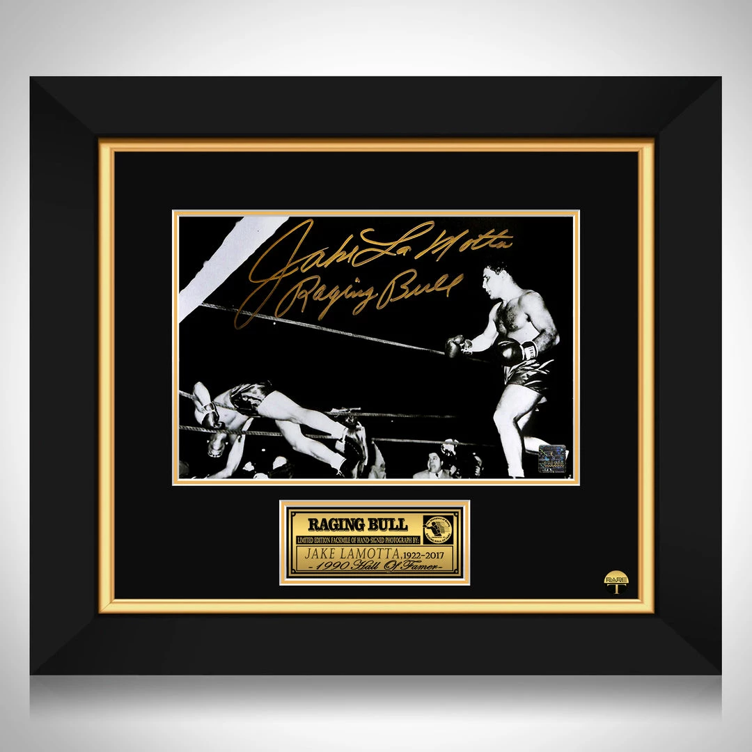 RARE-T Sports Memorabilia Jake Lamotta Photo Limited Signature Edition Studio Licensed Custom Frame 1 RARE-T Sports Memorabilia Jake Lamotta Photo Limited Signature Edition Studio Licensed Custom Frame
